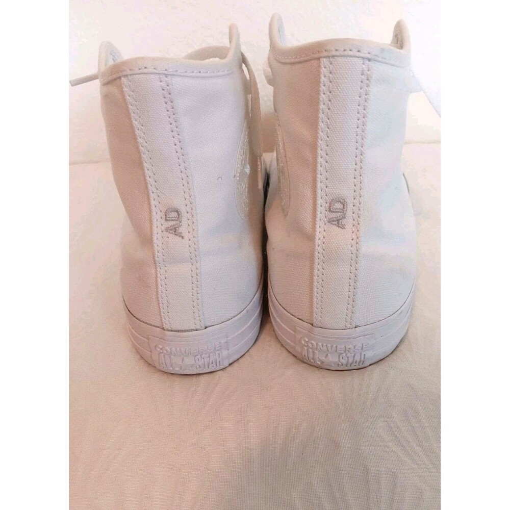 Converse By You Chuck Taylor All Star High Tops White Canvas AD Custom Size 10.5 - Picture 4 of 10